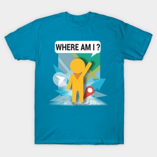 Pegman: Where am I ? T-Shirt